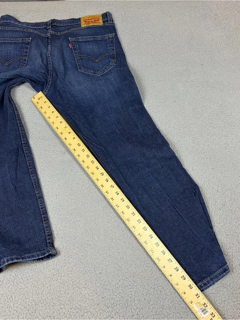 Vintage Levi's 505 Jeans Men's 34x30 Straight Leg Blue Denim Red Tab 1996